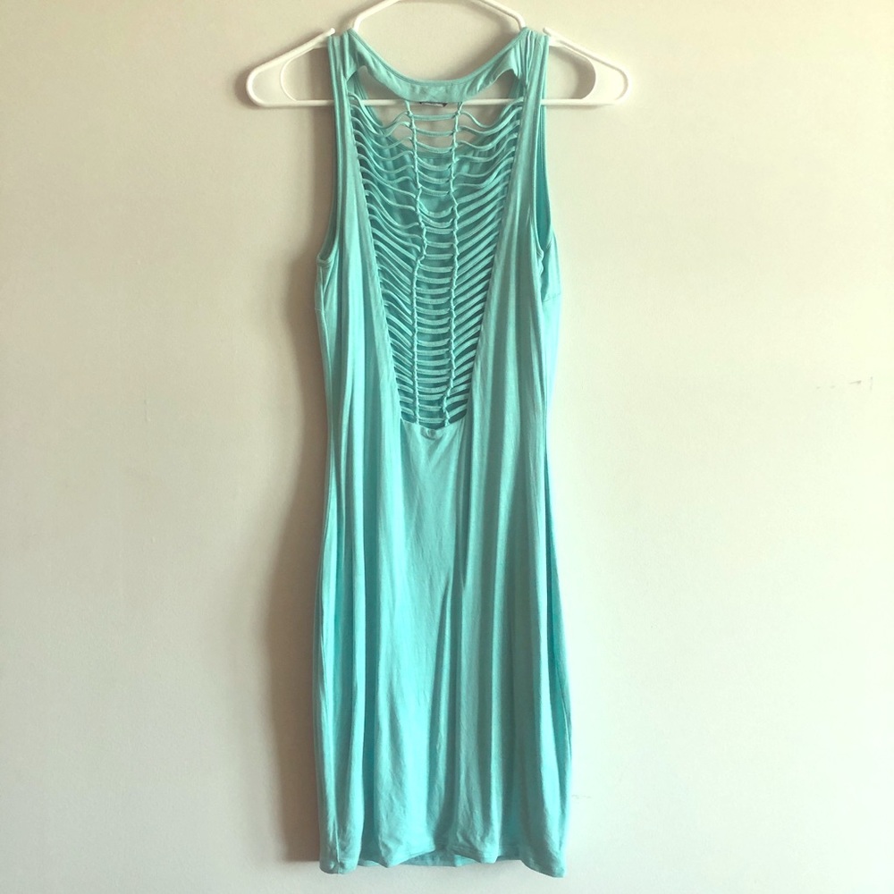 Open back Bebe dress